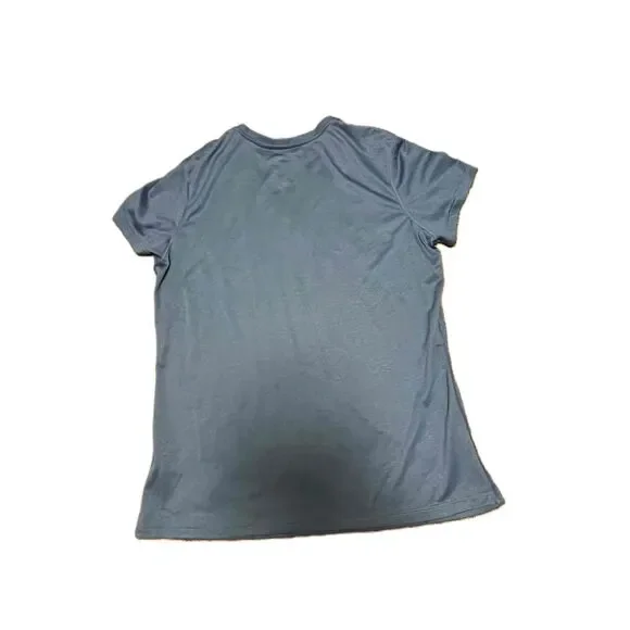 Womens Blue Athletic Dri-Fit V-Neck T-Shirt Size XL - Picture 2 of 5